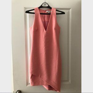 Elizabeth and James Asymmetric Cady Mini Dress